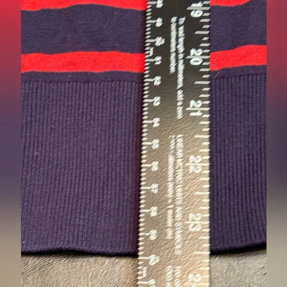 J. Crew Blue and Pink Cardigan Sweater size M